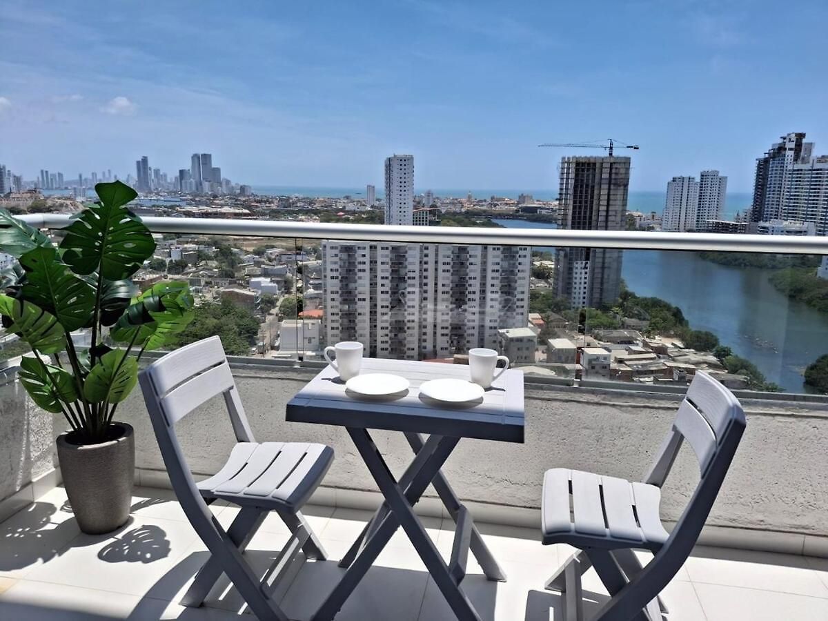 Vista Mar, Doble Balcón, 6 Max, Cerca De Todo Cartagena