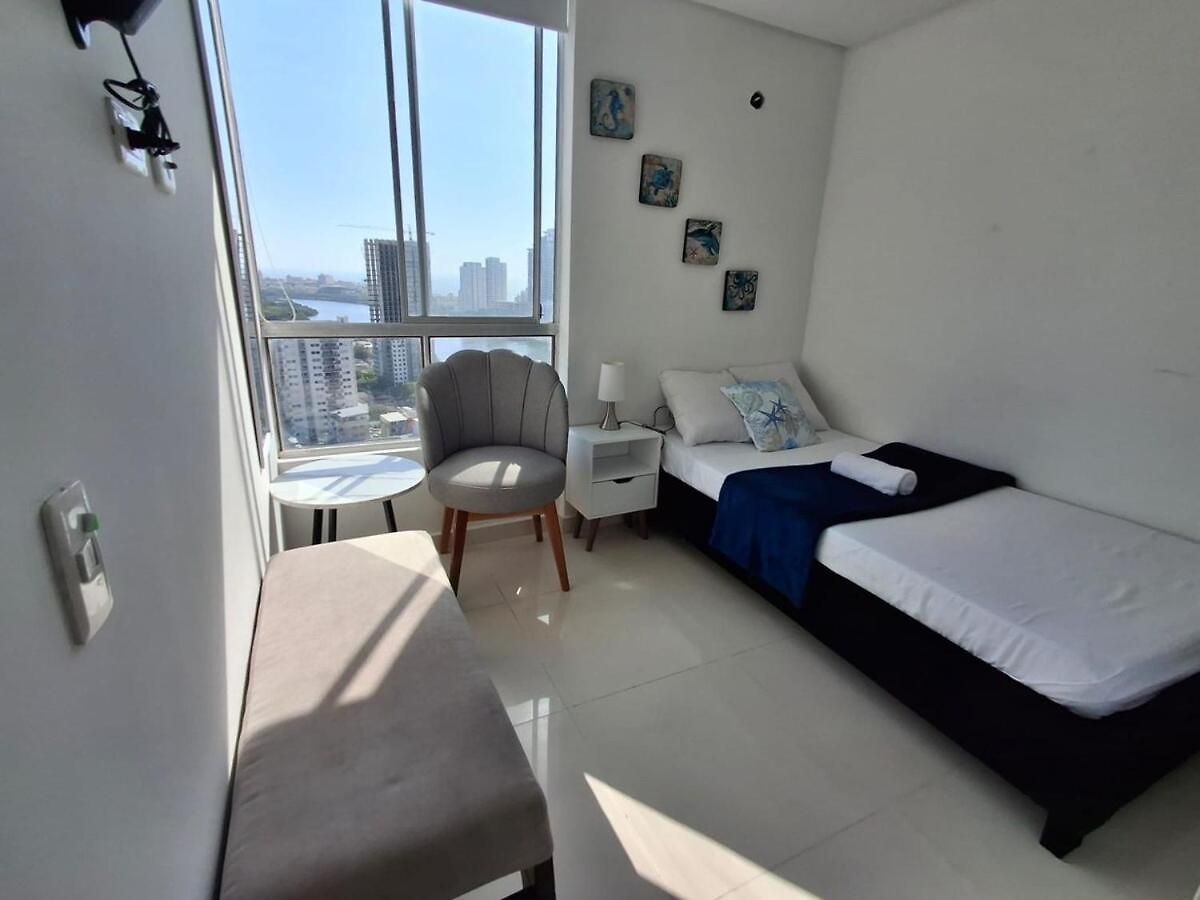 Vista Mar, Doble Balcón, 6 Max, Cerca De Todo Cartagena