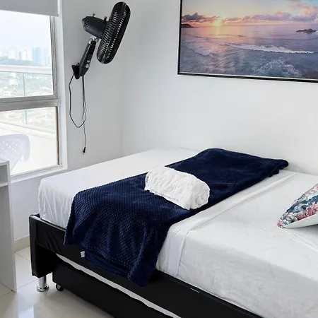 Vista Mar, Doble Balcón, 6 Max, Cerca De Todo * Cartagena